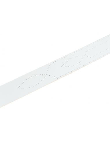 Wyprzedaż! Biały, skórzany pas oficera