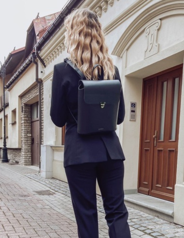 Czarny plecak damski Dominica -...