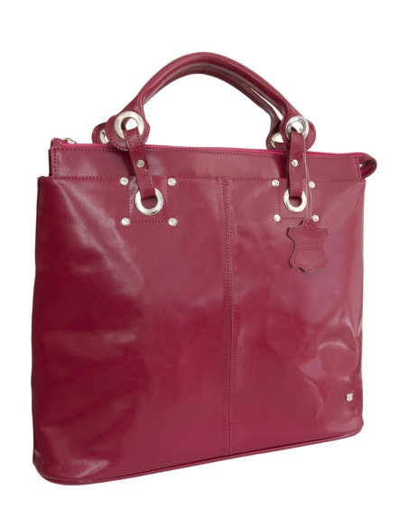 Skórzana duża lakierowana...