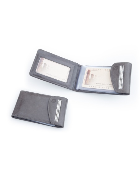 Skórzany wizytownik Winis -...