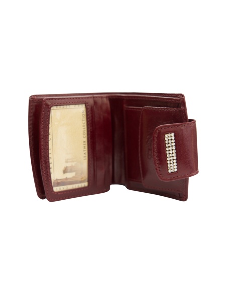 Skórzany mały portfel...