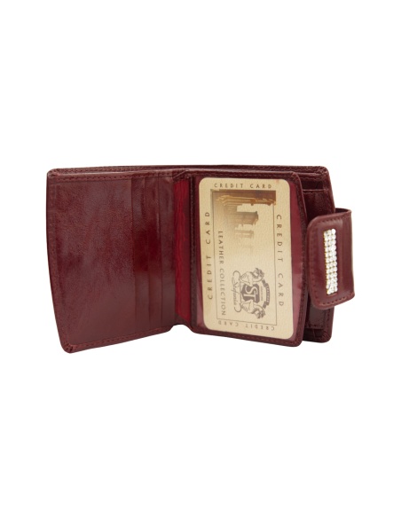 Skórzany mały portfel...