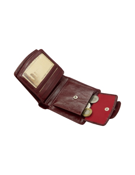 Skórzany mały portfel...