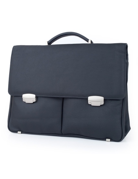 Skórzana teczka męska z...