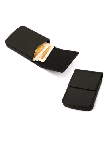 Skórzany wizytownik na magnes...