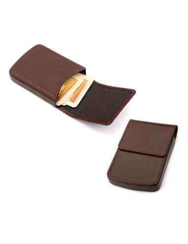 Skórzany wizytownik na magnes...