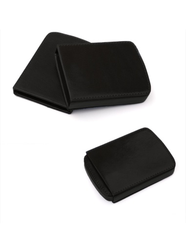 Skórzany wizytownik wsuwany Vito-...