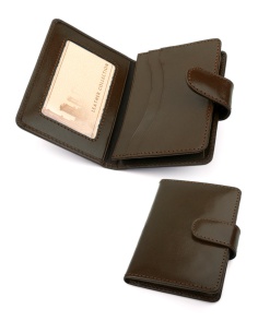 Skórzany wizytownik z...