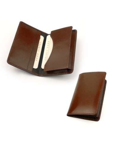 Skórzany wizytownik z kieszonkami na...