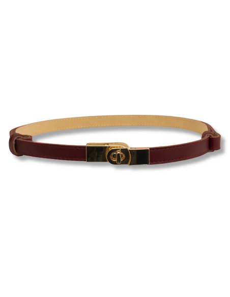 Bordowy zamszowy skórzany...