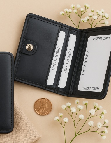 Skórzany mały portfel Elen - Mio Gusto