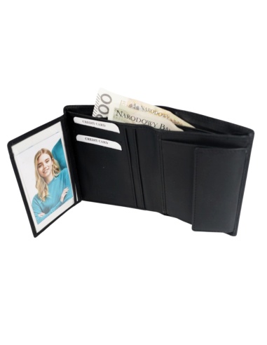 Skórzany portfel męski Gabe - Mio...