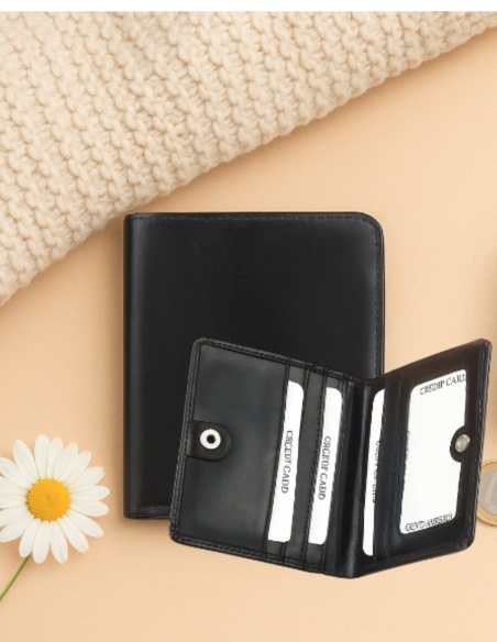 Skórzany mały portfel Elen...