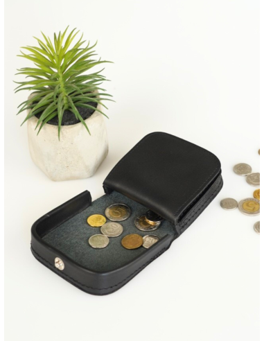 Skórzana podkówka banknotówka na...