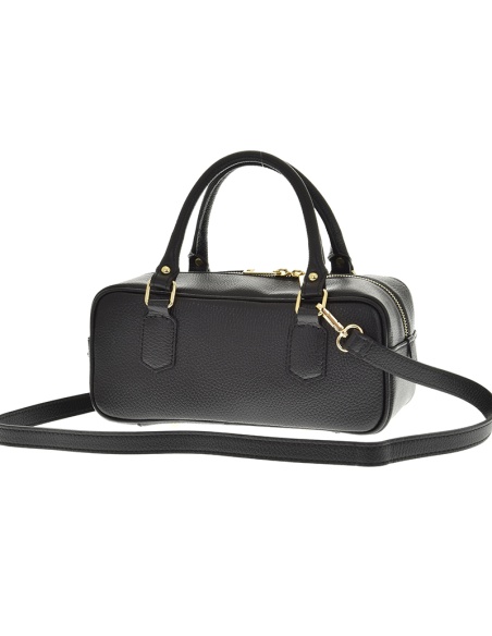 Skórzana torebka box bag z...