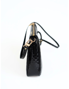 Skórzana torebka pikowana... 2