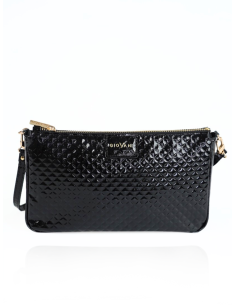 Skórzana torebka pikowana...