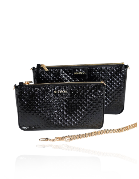 Skórzana torebka pikowana...