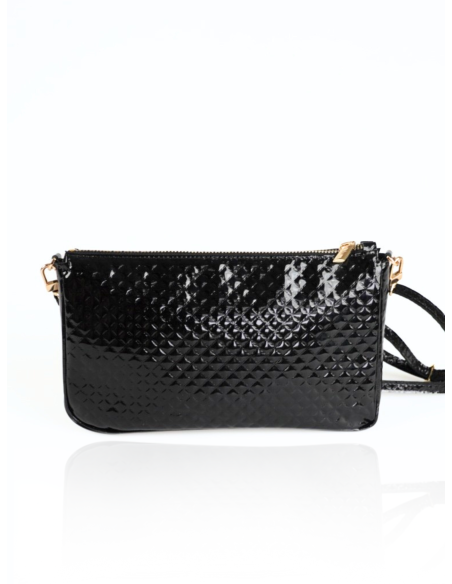 Skórzana torebka pikowana...