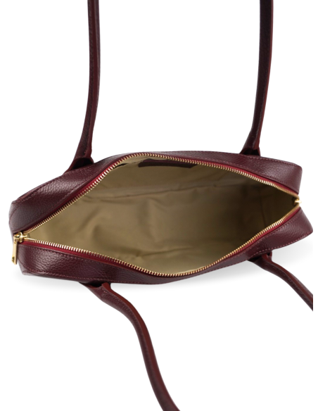 Skórzana torebka bagietka...