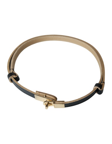 Czarny skórzany pasek damski Kallie -...