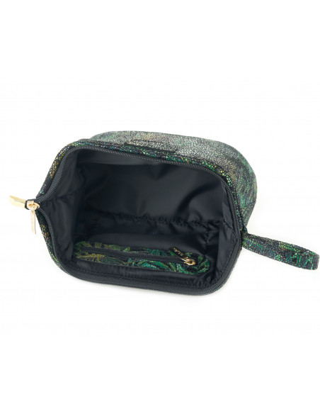 Skórzana kosmetyczka damska...