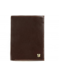 Skórzany duży portfel męski...