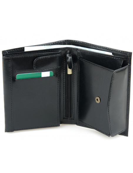 Skórzany duży portfel męski...