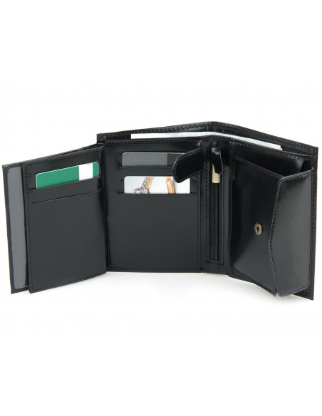 Skórzany duży portfel męski...