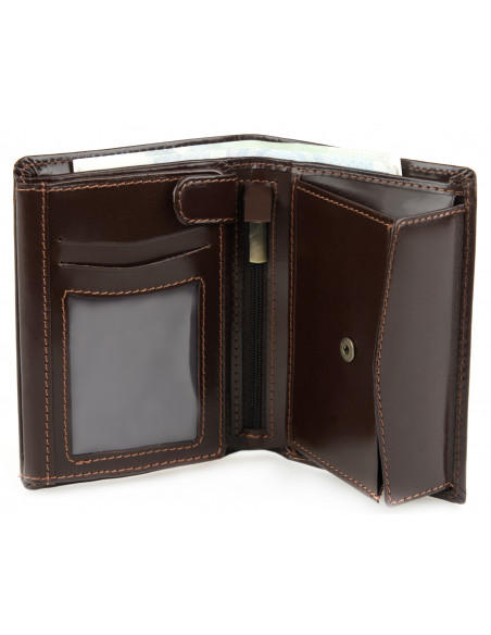 Skórzany duży portfel męski...