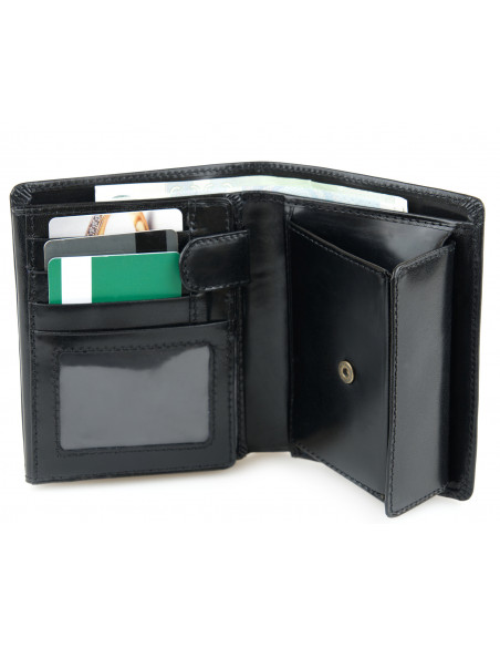 Skórzany duży portfel męski...