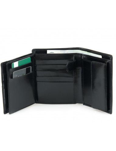 Skórzany duży portfel męski Rise -...