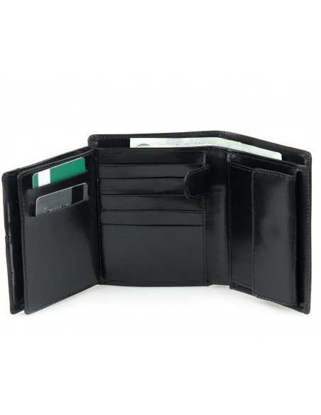 Skórzany duży portfel męski...