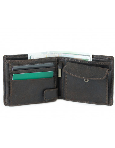 Skórzany portfel męski Apollo - Stefania