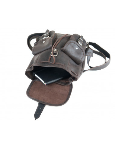 Skórzany mały plecak męski Mario -...