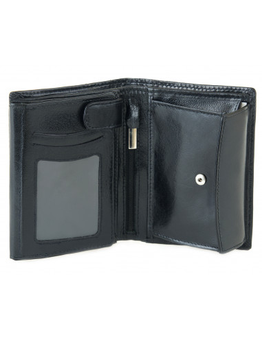 Skórzany duży portfel męski Bill -...