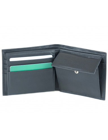 Skórzany portfel męski i wizytownik...