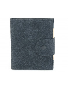 Filcowa okładka z notesem...