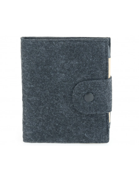 Filcowa okładka z notesem...