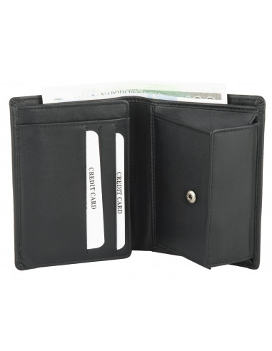 Skórzany portfel męski Gabe - Mio...