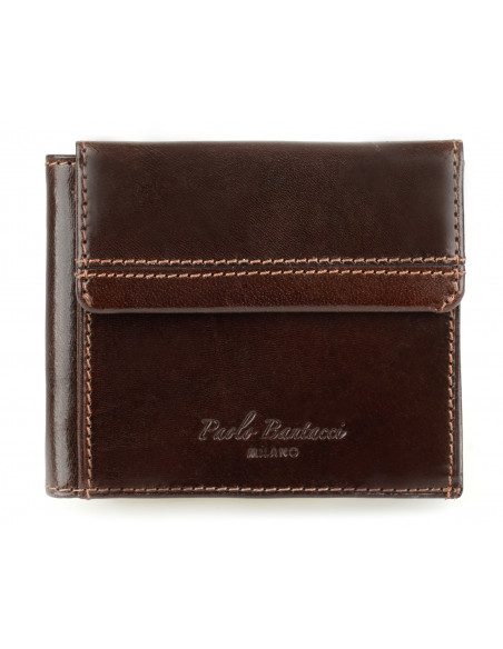 Skórzany mały portfel męski...