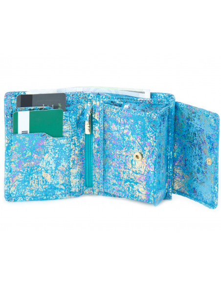 Skórzany portfel damski...