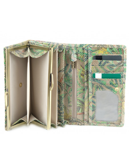 Skórzany portfel damski...