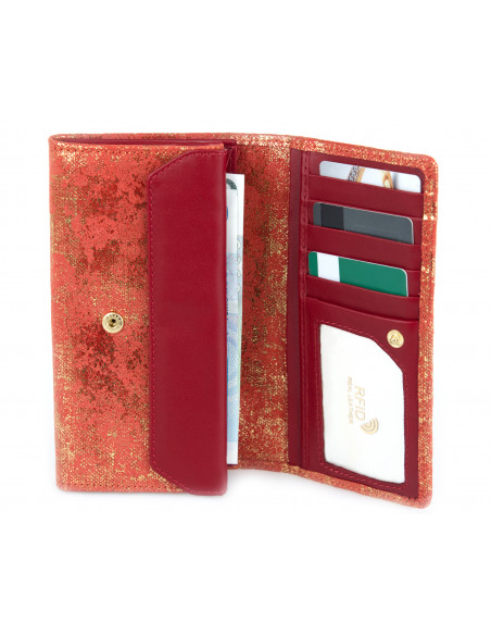 Skórzany portfel damski...