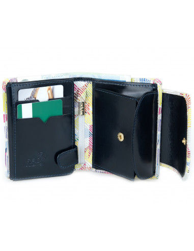 Skórzany portfel damski Monica -...