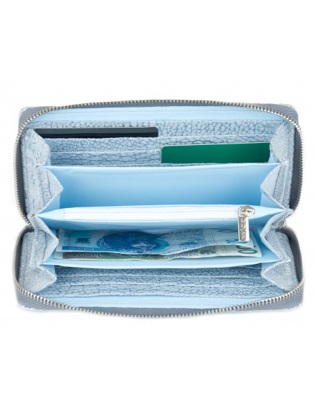 Skórzany duży portfel...