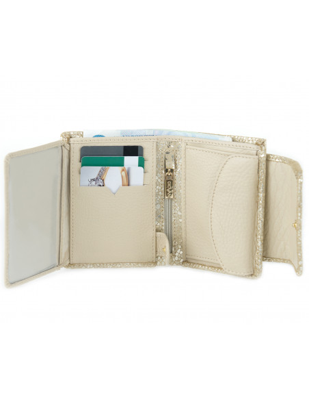 Skórzany portfel damski...