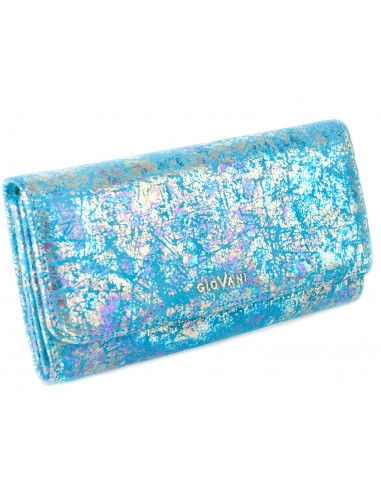 Skórzany duży portfel damski Megan -...