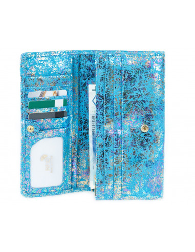 Skórzany duży portfel damski Megan -...