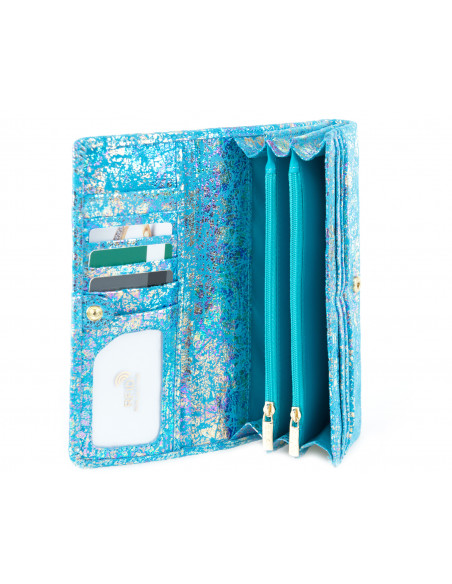 Skórzany duży portfel...